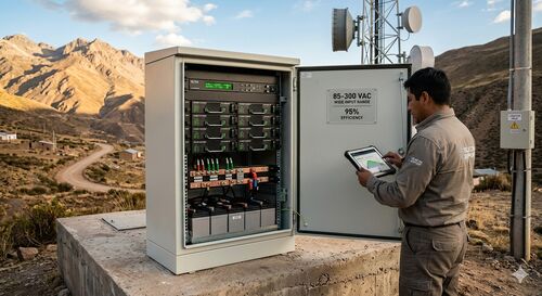 Aktueller Firmenfall über Powering Base Stations in Extreme Cold: Constant Performance of Flatpack2 Rectifiers at -40°C
