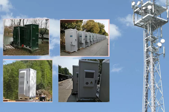 Galvanisierte Stahlwand-Berg-Telekommunikations-Kabinette im Freien 6U 9U 12U