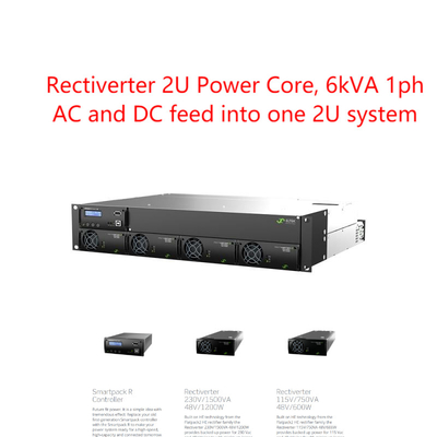 2U 19 Zoll 6 kVA 1-Phasen-Telekom-Stromversorgungssystem Eltek Gleichrichter (CTOR0402.xxx)