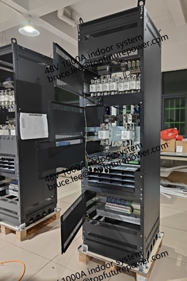 Maßgeschneiderte Kraftwerke FP2 48Vdc 48kw 1000A Indoor Telecom Große Anlage Eltek Richtiger Smartpack2 Controller 3 Phase 208V