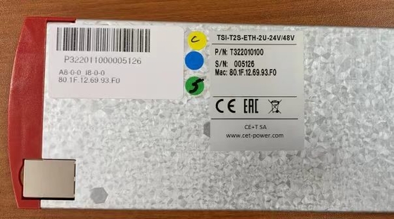 CE+T Marken-TSI Überwachungseinheit T2S ETH 2U 24V/48V P/N T322010100