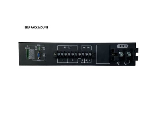 3Kva Ladegerät 19"2U Rack Mount eingebautes Ladegerät Off-Grid-Inverter mit Anti-Kurzüberlastschutz