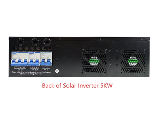 Rack Mount Pure Sine Ware Hybrid Solar Inverter 5KW PV 150/500Vdc 220/230Vac Ausgang Wifi GPRS für BTS