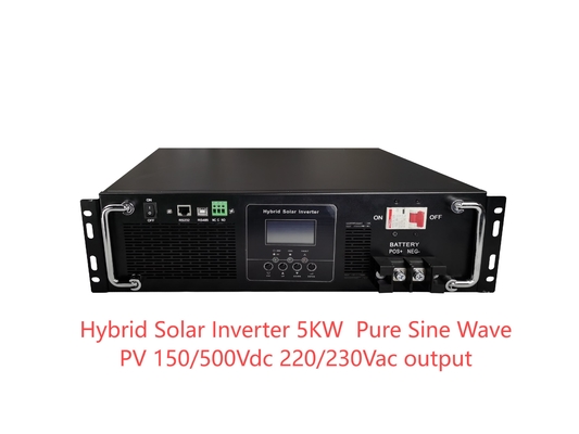 Rack Mount Hybrid 5kw 8kw 10kw Solarenergie Speichersystem 240v AC-Wechselrichter Solarstrom-Wechselrichter