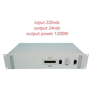 RCT2000D-Serie Isolierte Gleichspannungs-Gleichspannungsumrichter 19" Rackmount Eingang 220vdc Ausgang 24vdc 1200W D50-11-14