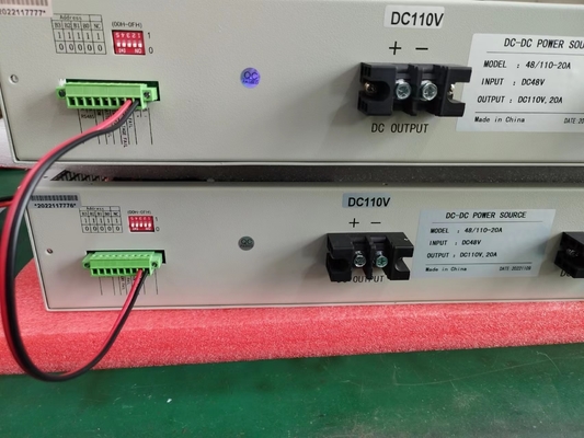 OEM-Anpassung 19 Zoll Gleichspannungsgleichspannungskonverter RCT2000D-Serie Eingang 110vdc Ausgang 110vdc 2200W D20-10-10