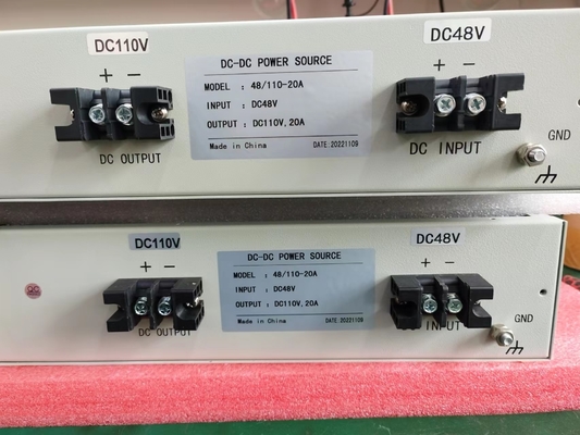 OEM-Anpassung 19 Zoll Gleichspannungsgleichspannungskonverter RCT2000D-Serie Eingang 110vdc Ausgang 110vdc 2200W D20-10-10