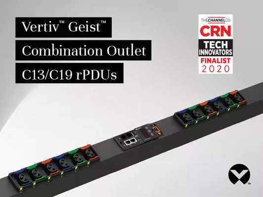 Vertiv Geist GU1 Smart Monitoring PDU Typ 16A/32A Adaptive Load Rack-Stromversorgung mit C13/C19 Dual-Ports, professionelle Ausführung für Rechenzentren