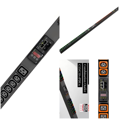 Vertiv Geist GU1 Smart Monitoring PDU Typ 16A/32A Adaptive Load Rack-Stromversorgung mit C13/C19 Dual-Ports, professionelle Ausführung für Rechenzentren