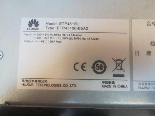HUAWEI eingebettete Stromversorgungssystem ETP48120-B5A2 48V 120A