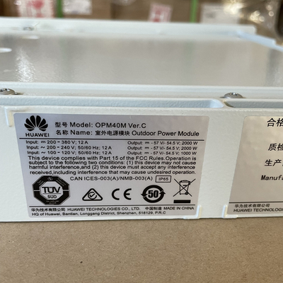 Hua-wei OPM40M Outdoor Power Modul 48V40A AC Direkt-Gleichrichter 48V2000W System für Telekommunikationsstromversorgung