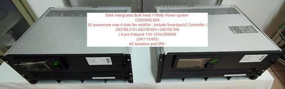 Eltek Flatpack2 110Vdc 8KW Gleichstromsystem CIO20405.XXX System mit Flatpack 110-125V/2000HE 241115.805 241119.805
