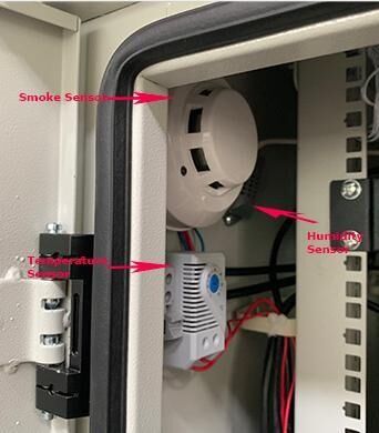 Maßgeschneidertes 14-HE-Außenschrankgehäuse aus verzinktem Stahl mit 1,5 mm Dicke und 1500-W-Klimaanlage für die Batteriespeicherung von Telekommunikationsstationen