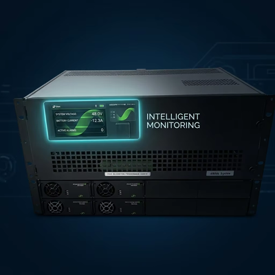 FP2 48V 12KW 6KVA 230V 5U eingebettetes Stromsystem für Basisstationen mit SPD-Überspannungsschutz