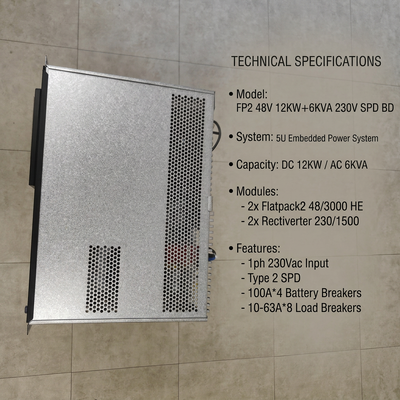 Eltek Rectiverter Stromversorgung 12KW DC 6KVA AC Smartpack2 Touch Control