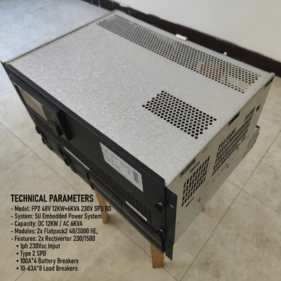 Eltek Rectiverter Stromversorgung 12KW DC 6KVA AC Smartpack2 Touch Control