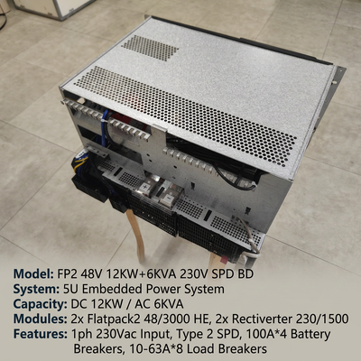 Eltek Rectiverter Stromversorgung 12KW DC 6KVA AC Smartpack2 Touch Control