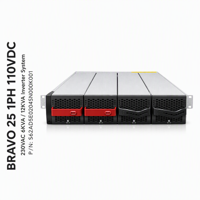 Industrietauglicher modularer Wechselrichter von 110 V DC bis 277 V AC mit 6 KVA System und reiner Sinuswelle