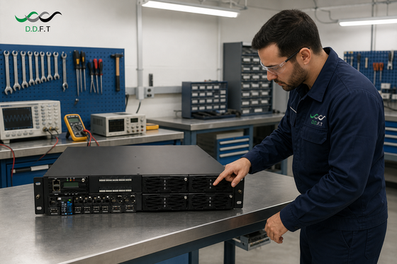 Hochzuverlässiges modulares 6-KVA-Wechselrichtersystem – 48 VDC bis 220 VAC reine Sinuswelle für die Telekommunikation