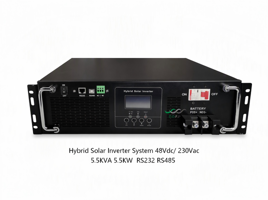 5.5KW 48V Hybrid-Solar-Inverter-System mit reiner Sinuswelle für die Heimat-Rekurspannung