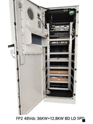 48Vdc 36+12,8KW Solar-Hybrid-Stromschrank mit Typ-4-Gehäuse und Flatpack2-Modulen