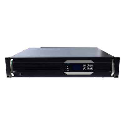 6KVA 125VDC auf 220VAC Rack-Montage-Wechselrichter 4800W reine Sinuswelle Telekommunikations-Stromversorgung mit 4 Stück C13-Steckdosen, Sonderanfertigung