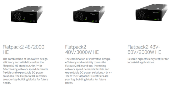 Telekommunikations-Gleichrichter-Systeme Flatpack2 48V/24kW
