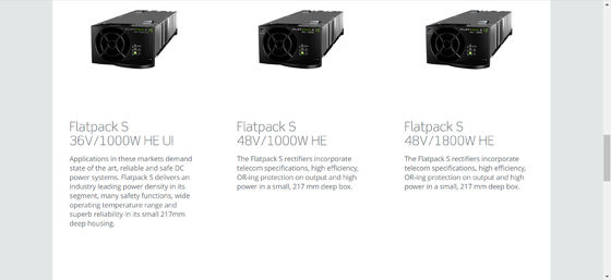 Ausrüstung Telekommunikation CTOS0301.1319 OLT 48V 5.4kw Eltek Flatpack S 1U 241122,125