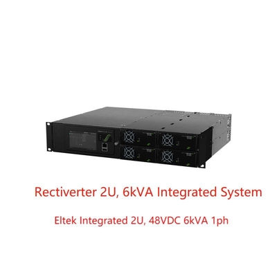 Stromnetz 48Vdc 8KW 230Vac 4KW 115Vac Rectiverter integrierte 2U 6kVA 1ph (CIOR0402.XXX)