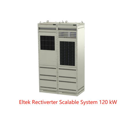 Telekommunikations-Stromnetz ersteigbares 120kW 230/400VAC Rectiverter Eltek 3 Phasen-großes System