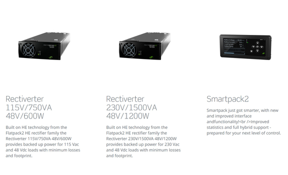 Telekommunikations-Stromnetz ersteigbares 120kW 230/400VAC Rectiverter Eltek 3 Phasen-großes System
