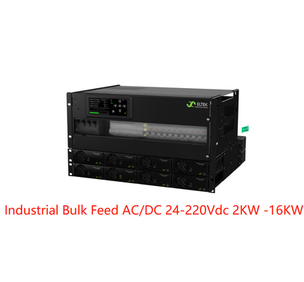Industrielle Massensysteme 24-220Vdc 2kw- 16kw zufuhr AC/DC Eltek mit Flatpack 2 Gleichrichter